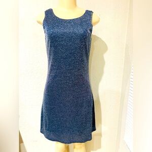 Harlow petite size petite 8 blue sparking fabric